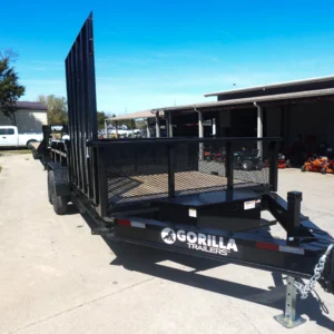 7x16 IBeam Hybrid Hydraulic Dump Trailer with 2ft Sides (2) 6K Axles